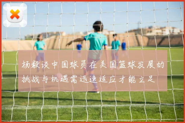 杨毅谈中国球员在美国篮球发展的挑战与机遇需迅速适应才能立足